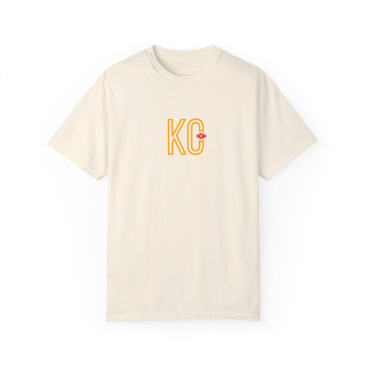 Kansas City Football Team: KC Oversized T-Shirt - Perfect gift for Kansas City Fans