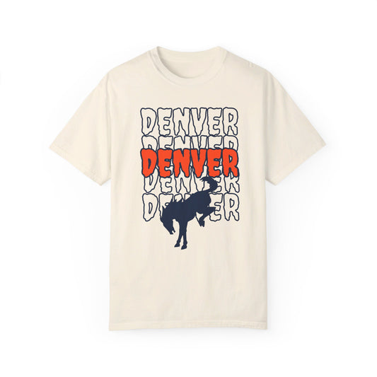 Denver Football T-shirt: Denver Oversized Shirt - Perfect gift for Denver Fans